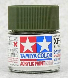 TAMIYA 壓克力系水性漆 10ml 橄欖綠色 XF-
